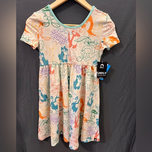 NWT Rags Looney Tunes twirl dress size 9/10 - Picture 1 of 4